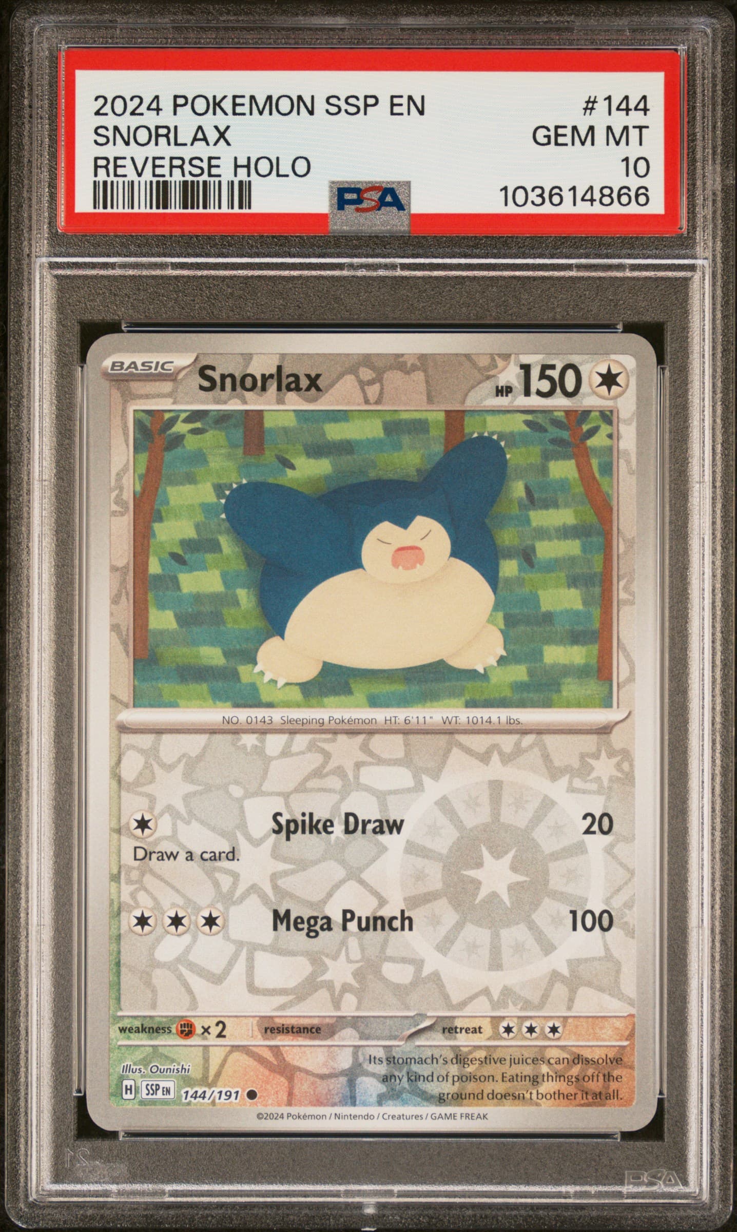 Snorlax Reverse Holo