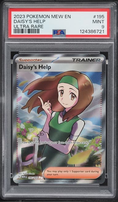 Pokemon Scarlet & Violet 151 Full Art Daisy's Help #195