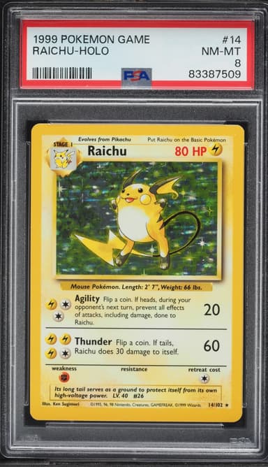 Base Set Holo Raichu NM-MT