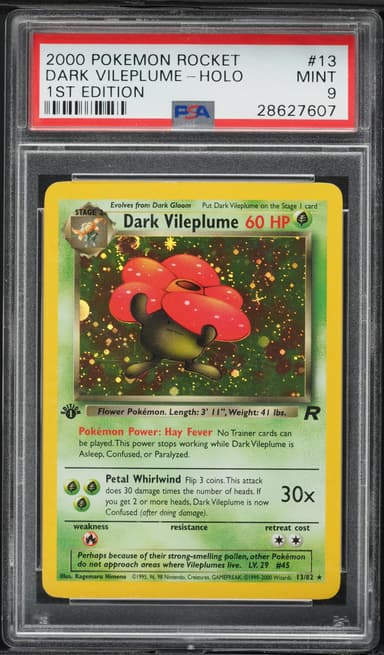Dark Vileplume-Holo 1st Edition