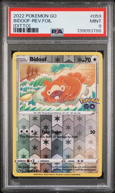 Bidoof-Reverse Foil