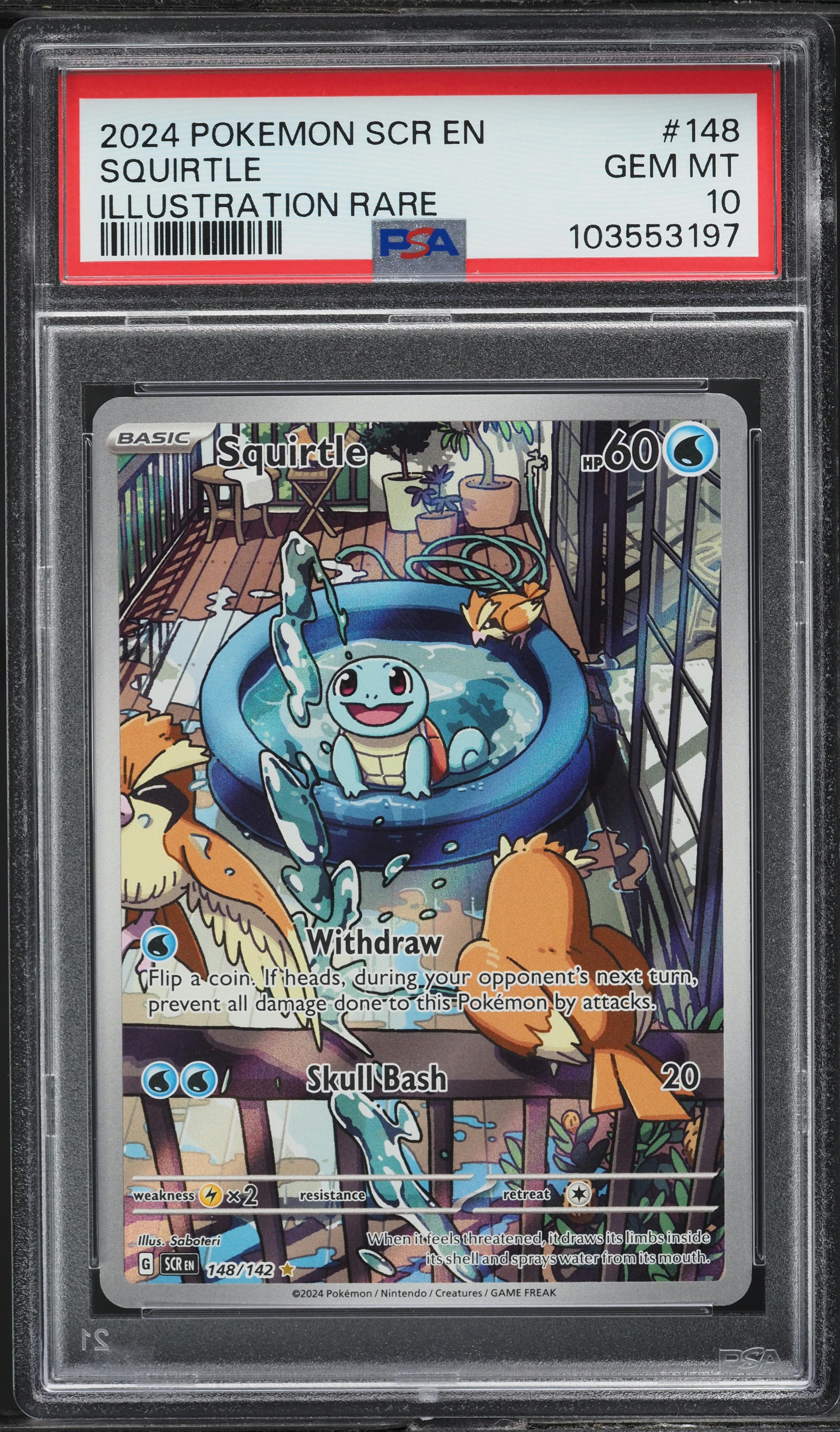 SCARLET & VIOLET STELLAR CROWN IR SQUIRTLE