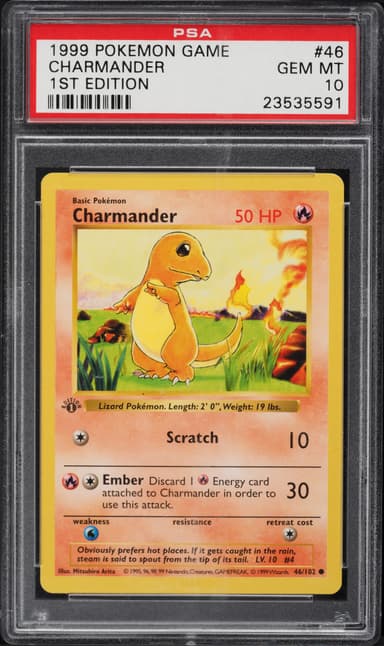 Charmander 1st Edition