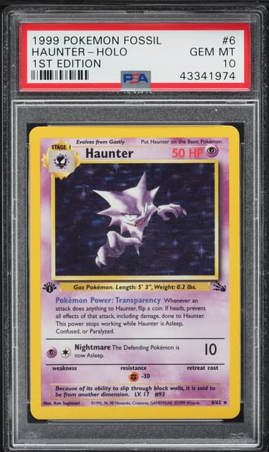Haunter-Holo 1st Edition