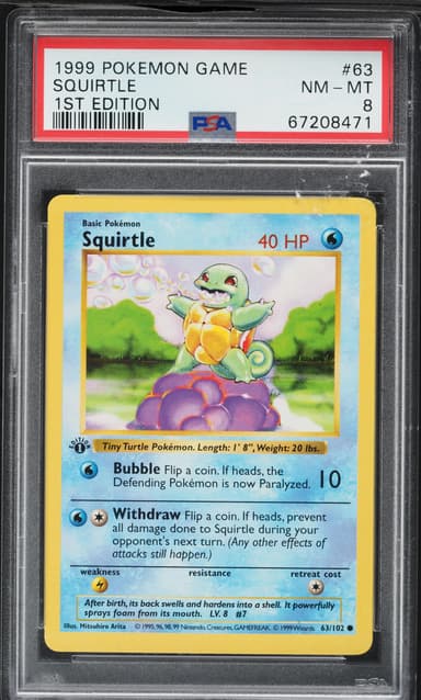 Squirtle 1st Edition