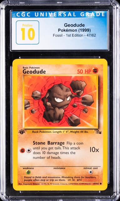 Geodude 1st Edition