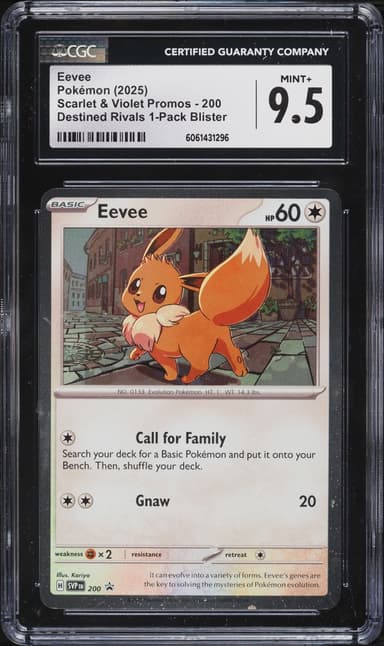 Pokemon Scarlet & Violet Promo Destined Rivals Eevee #200