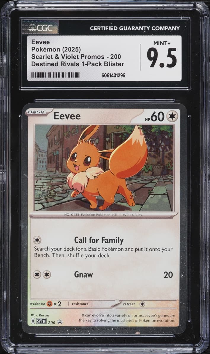Pokemon Scarlet & Violet Promo Destined Rivals Eevee #200