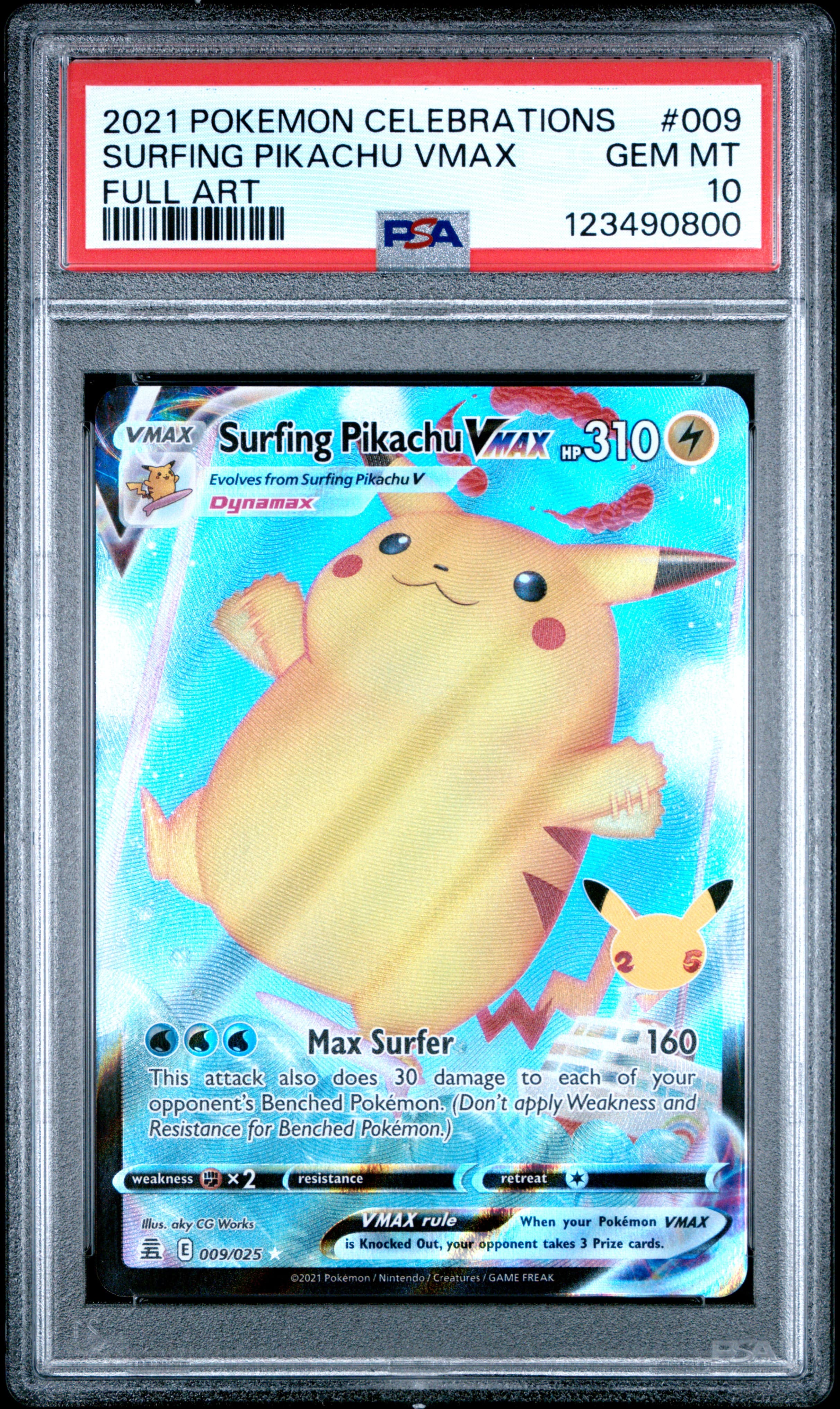 Full Art/Surfing Pikachu Vmax