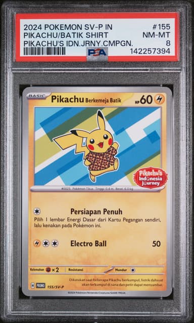 Pikachu in Batik Shirt