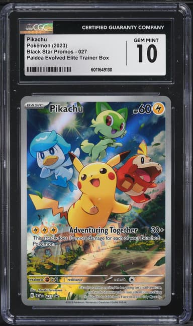 SV BLACK STAR PROMO PALDEA EVOLVED ETB PIKACHU