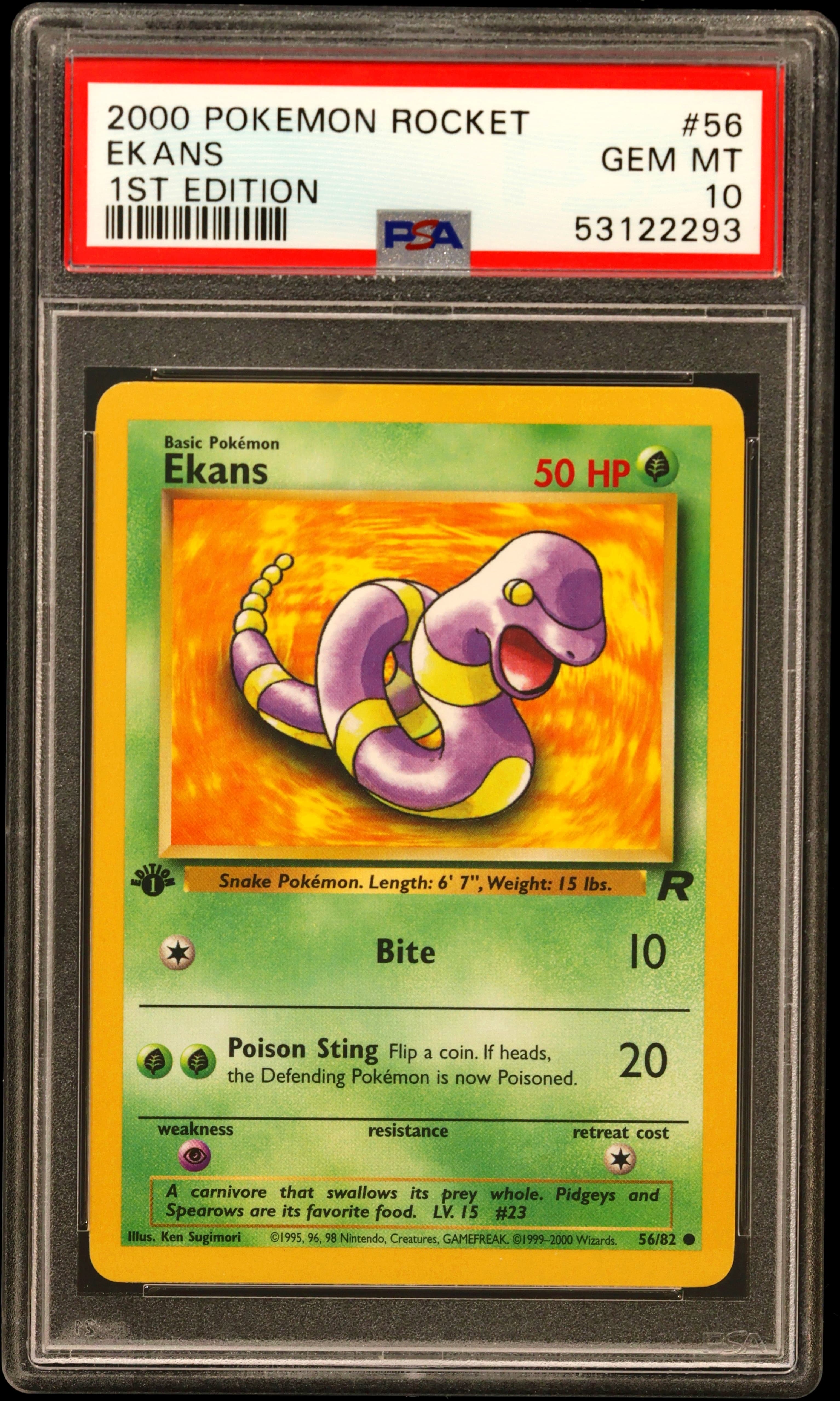 Ekans 1st Edition
