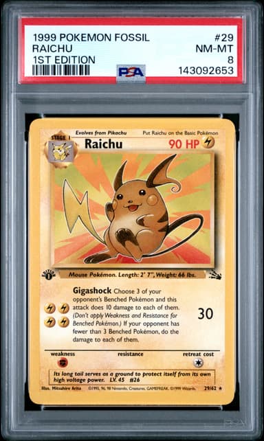 Raichu 1st Edition