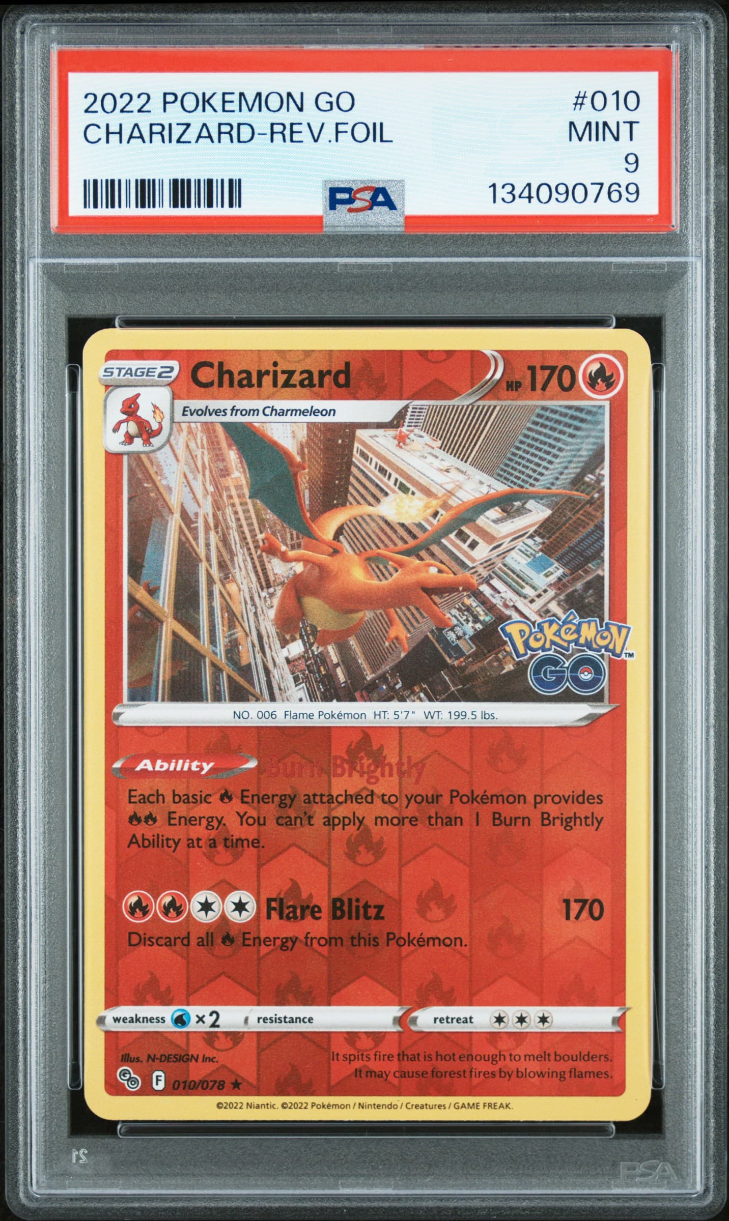 Charizard-Reverse Foil