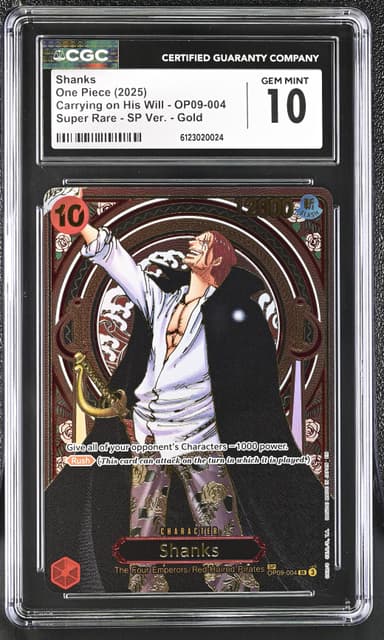 Shanks SR SP Ver. (SP next to number) Gold