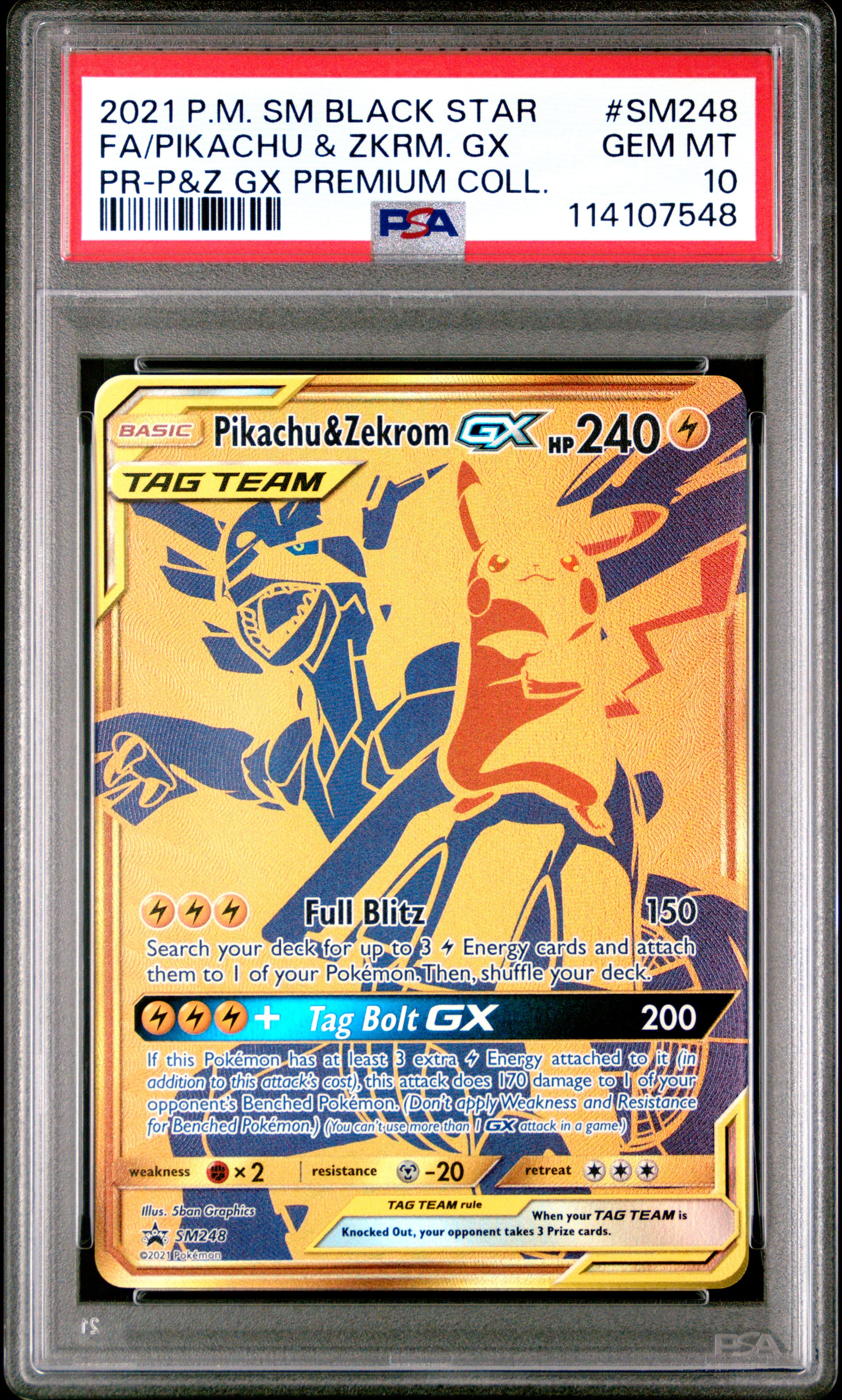 Full Art/Pikachu & Zekrom GX