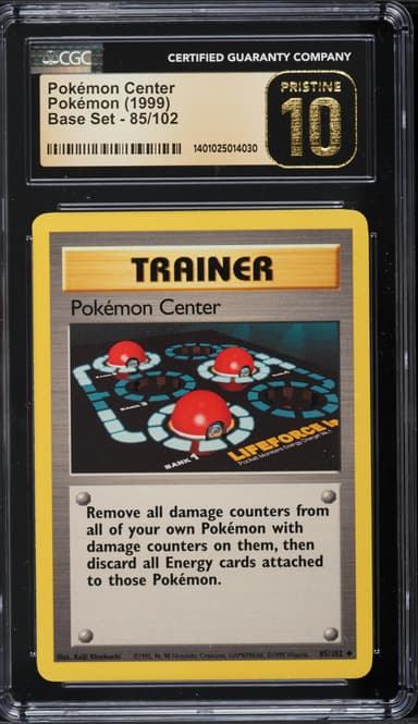 BASE SET POKEMON CENTER