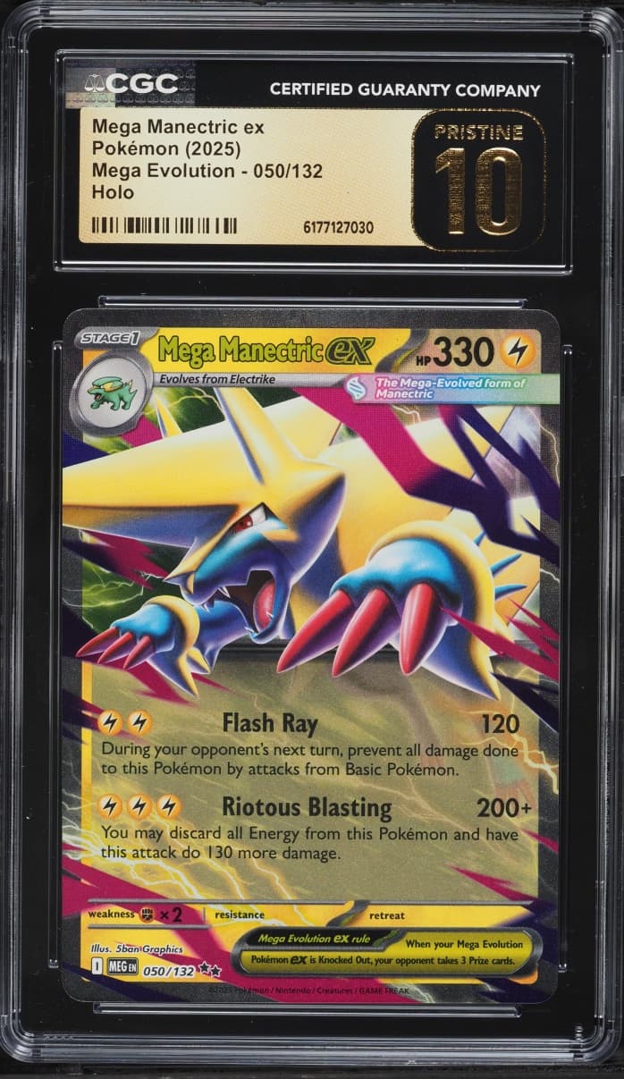 Pokemon Mega Evolution Holo Mega Manectric Ex #50