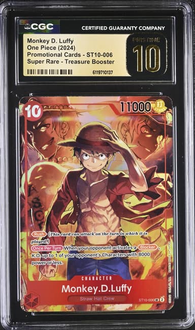Promotional Cards - English Monkey D. Luffy SR Treasure Booster
