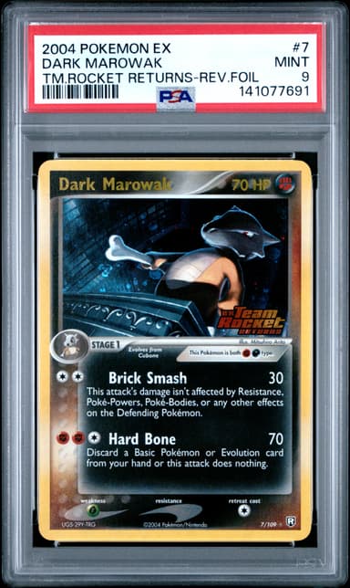 Dark Marowak-Reverse Foil