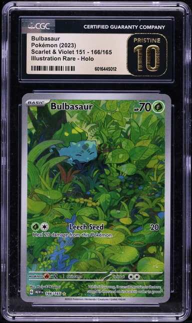 SCARLET & VIOLET 151 ART RARE BULBASAUR