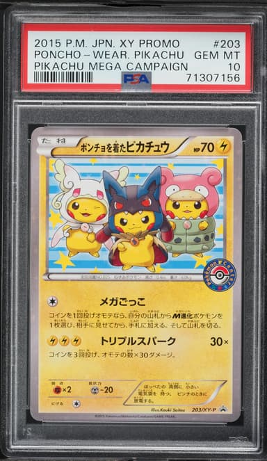 Poncho-Wearing Pikachu