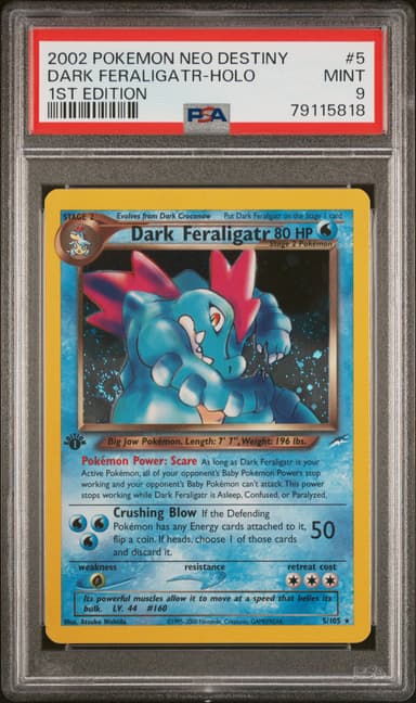 Dark Feraligatr-Holo 1st Edition