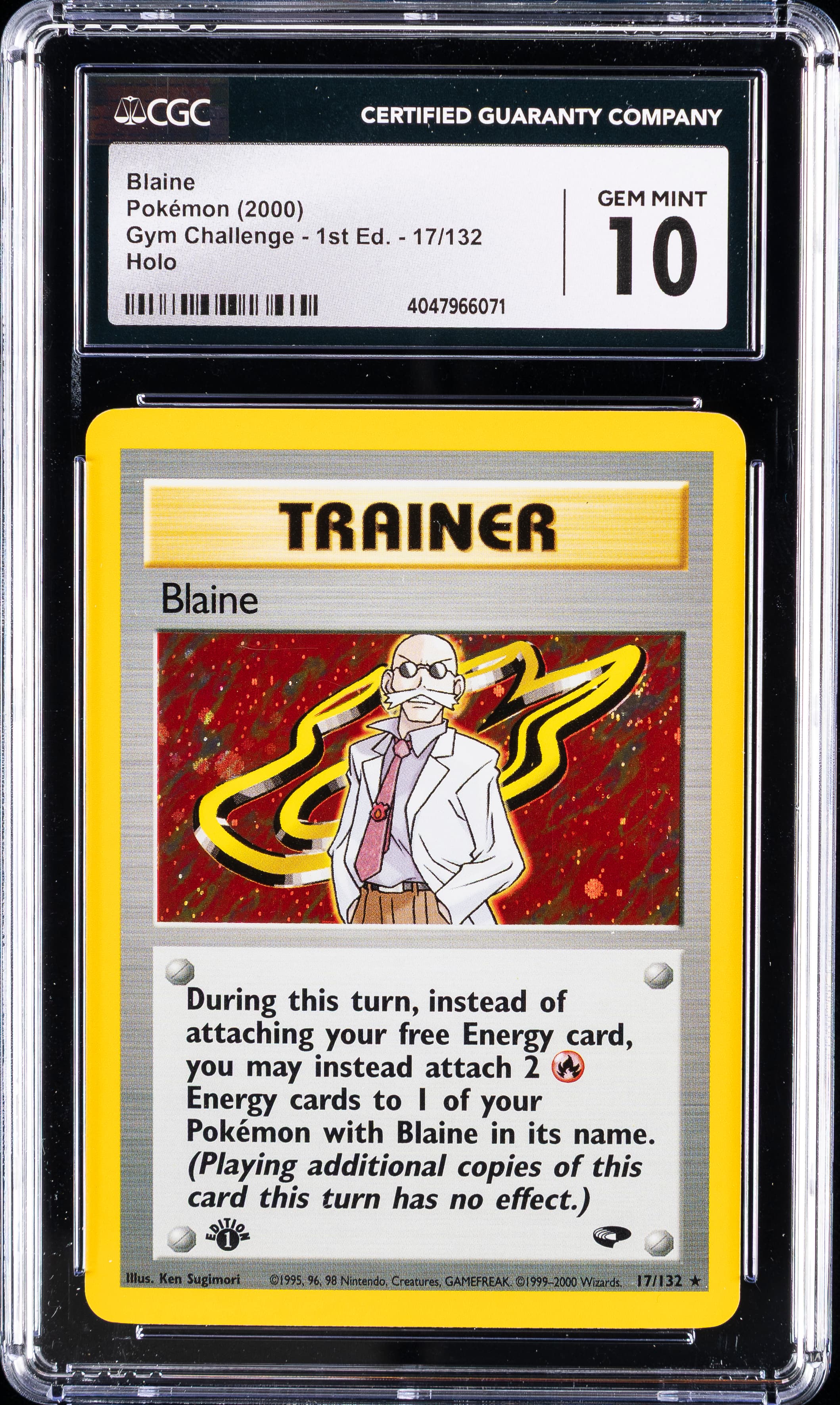 Blaine-Holo 1st Edition