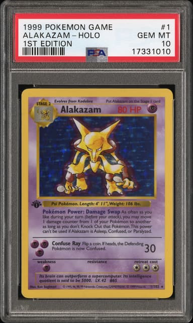 Alakazam-Holo 1st Edition