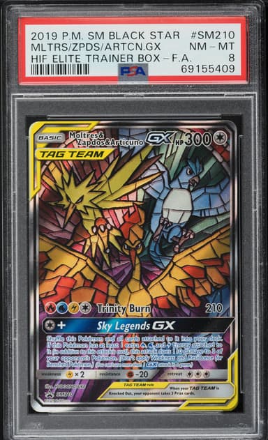 SM PROMO HIDDEN FATES MOLTRES ZAPDOS ARTICUNO GX