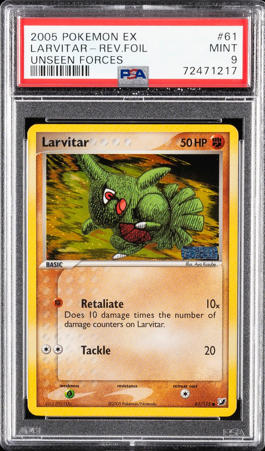 Larvitar-Reverse Foil
