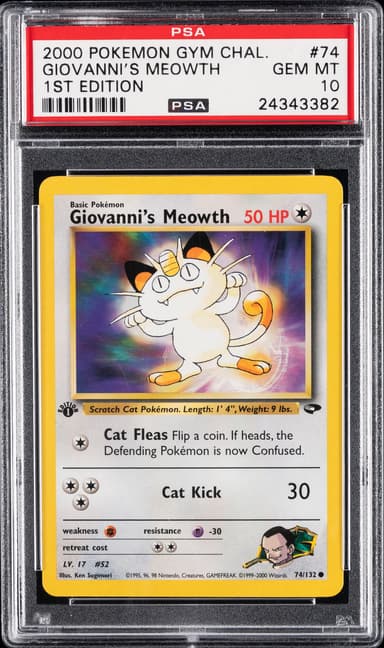 GIOVANNI'S MEOWTH