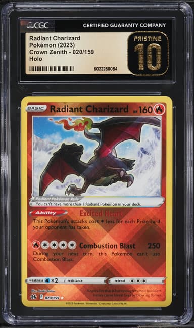 SWORD & SHIELD CROWN ZENITH RADIANT CHARIZARD
