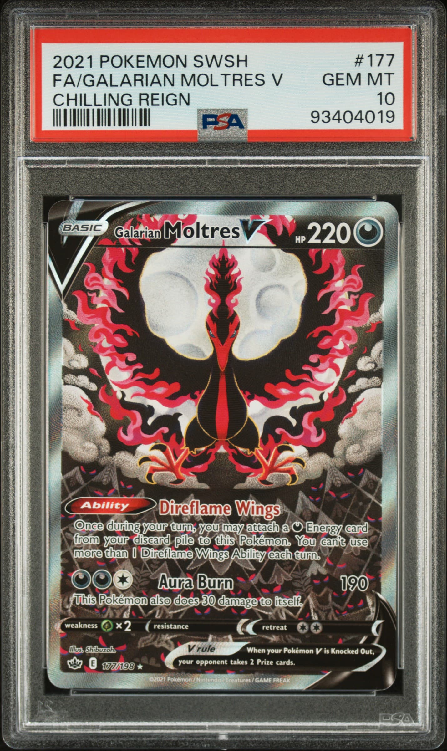Full Art/Galarian Moltres V