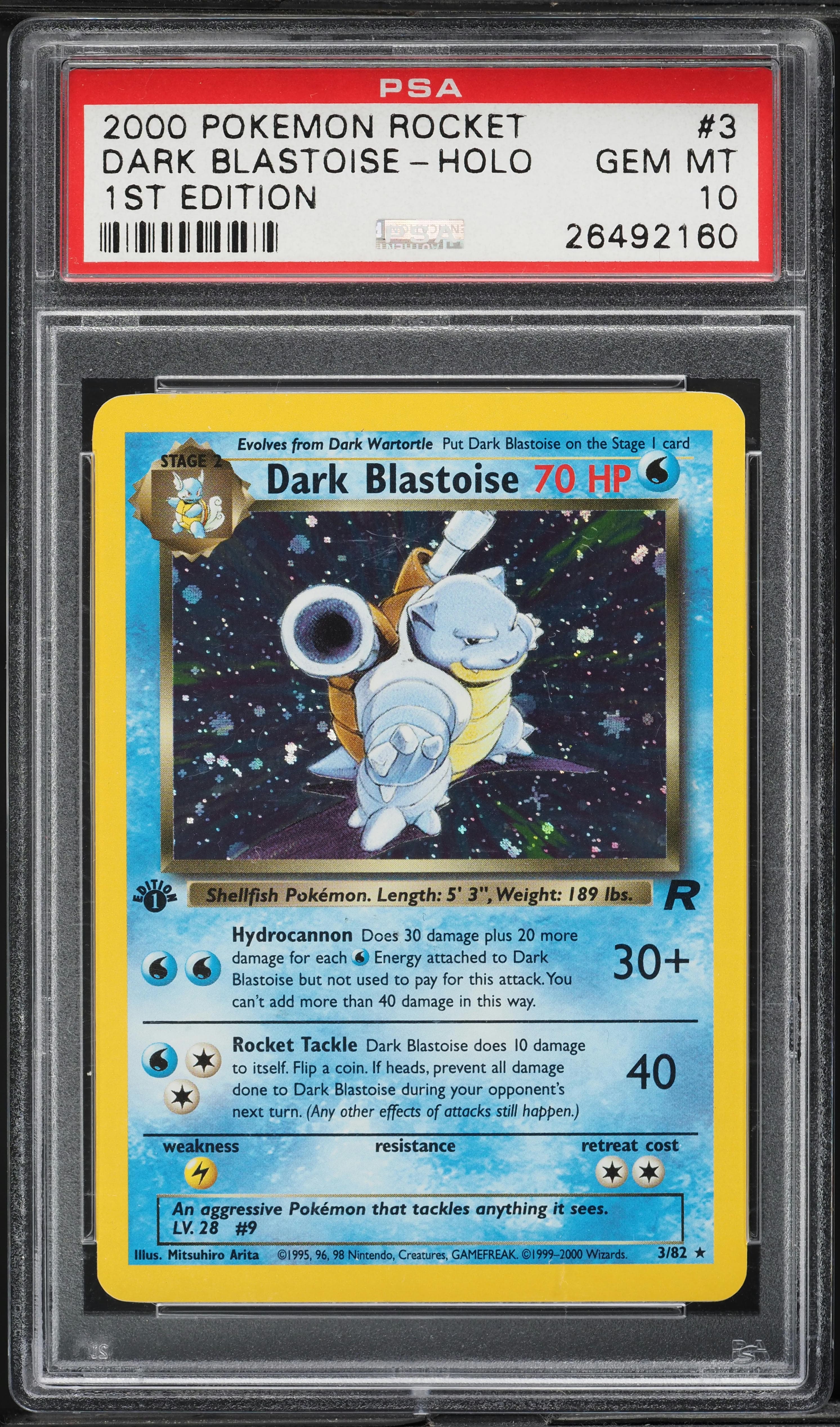 Dark Blastoise-Holo 1st Edition