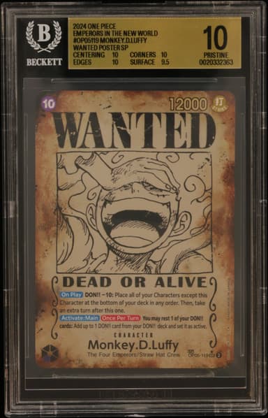Monkey.D.Luffy WANTED POSTER SP