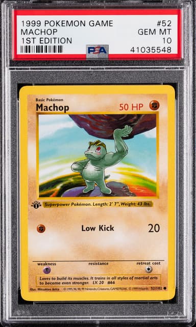 Machop 1st Edition