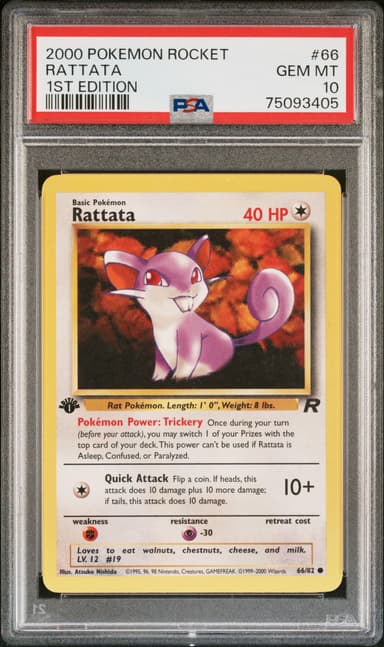 Rattata 1st Edition