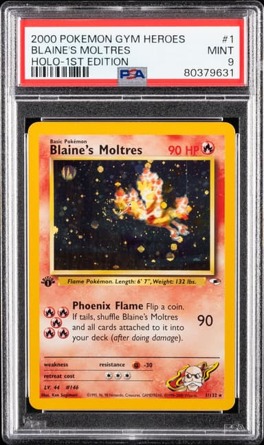 Blaine's Moltres Holo-1st Edition