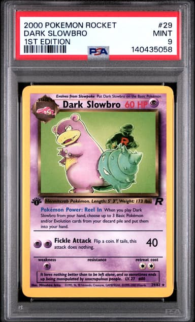 Dark Slowbro 1st Edition