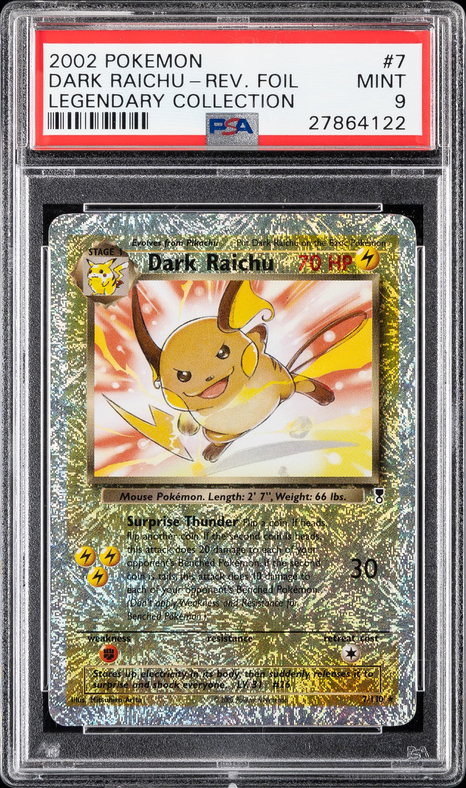 Dark Raichu-Reverse Foil