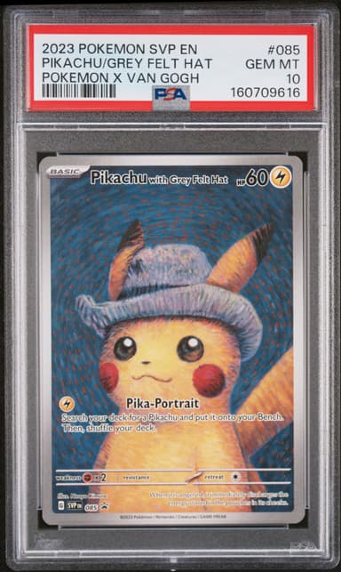 Pikachu With Grey Felt Hat