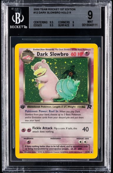 Dark Slowbro-Holo 1st Edition