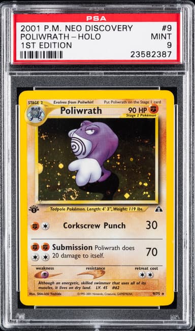 Poliwrath-Holo 1st Edition