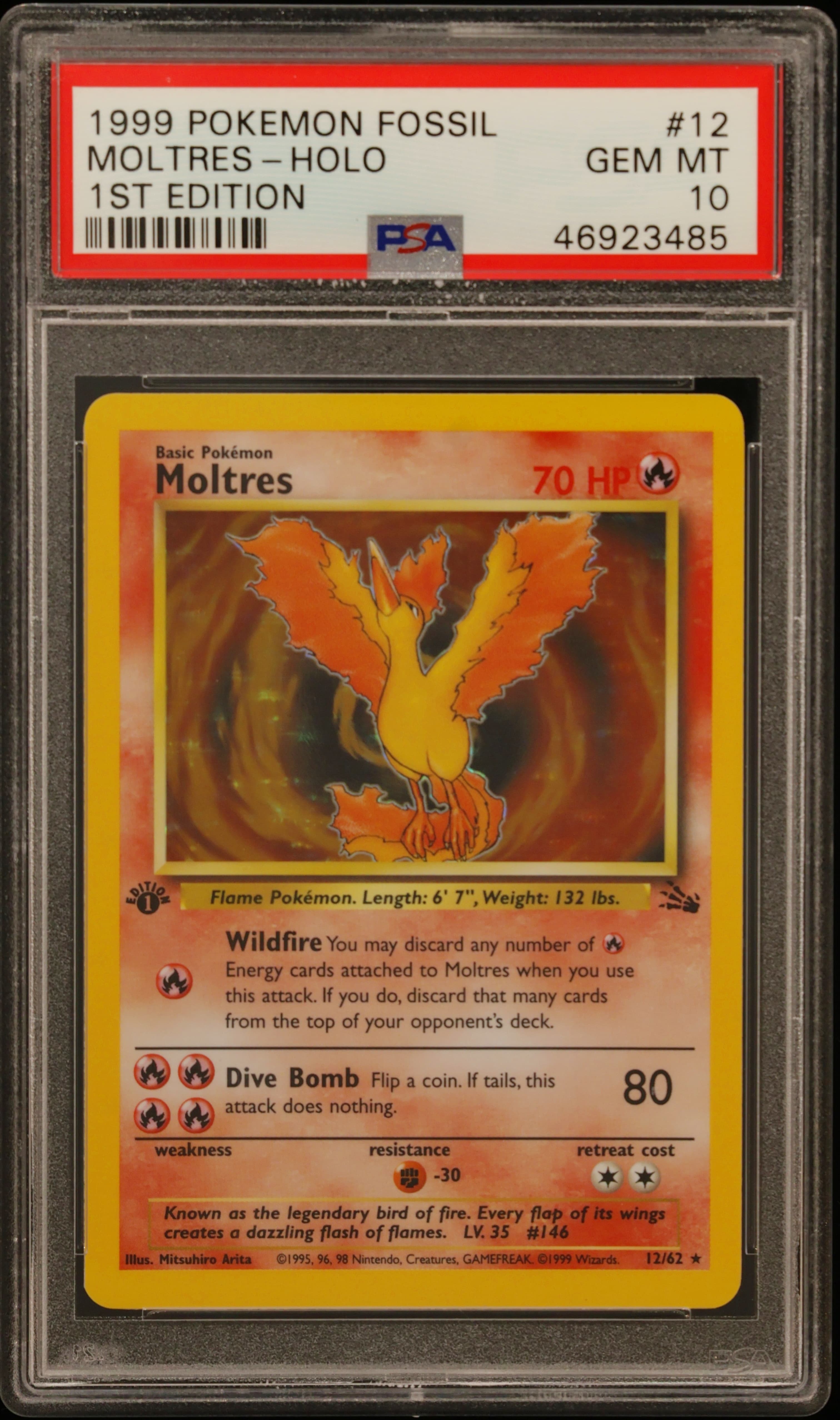 Moltres-Holo 1st Edition