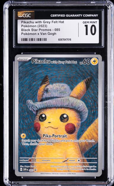 Pikachu With Grey Felt Hat