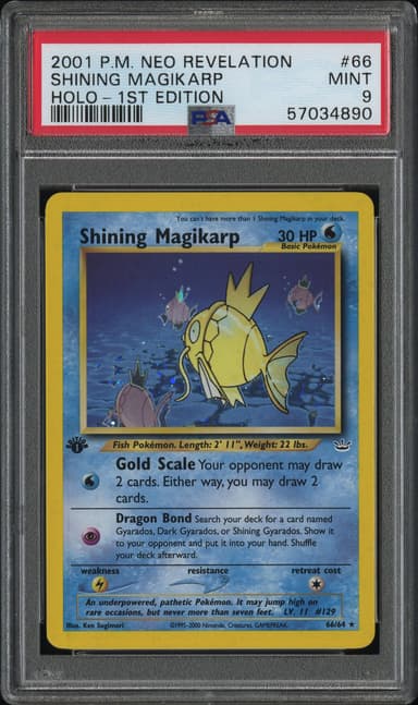 Shining Magikarp-Holo 1st Edition