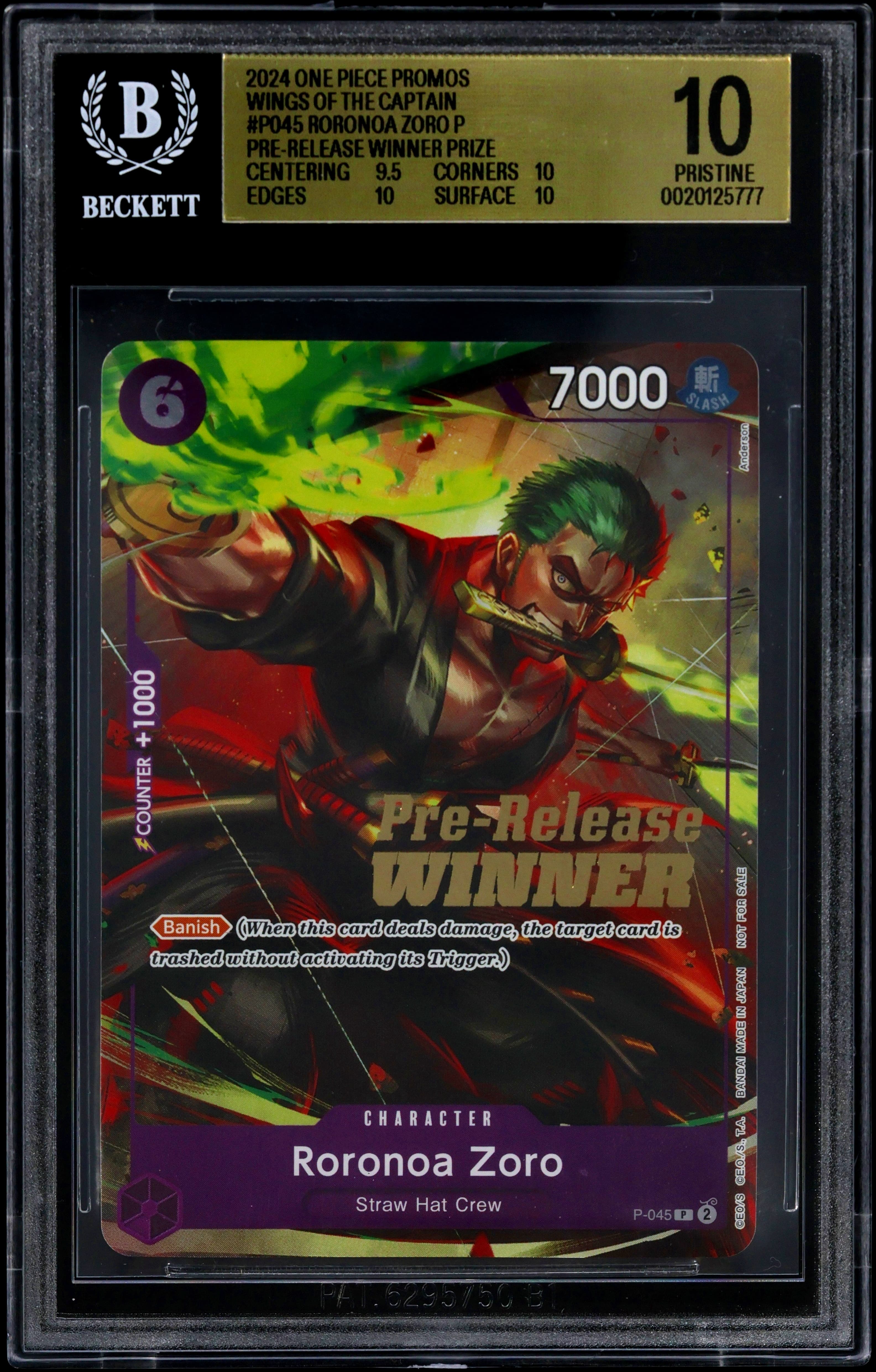 Roronoa Zoro P/(Pre-Release Winner Prize)