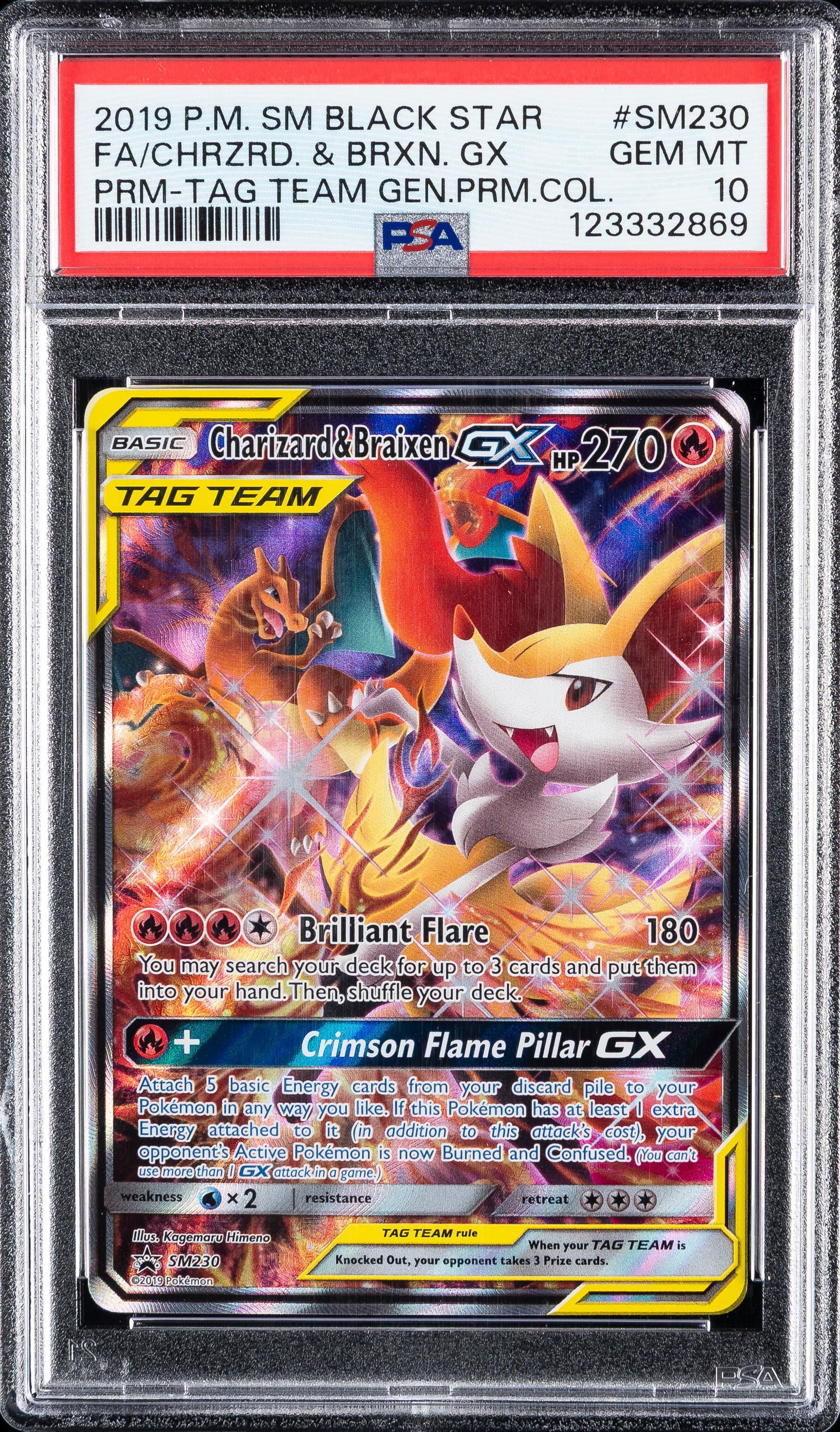 Full Art/Charizard & Braixen GX