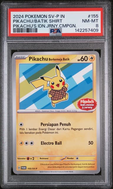 Pikachu in Batik Shirt